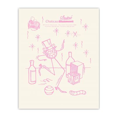 André Château André set - variante rose, 2022 - Beige, rose