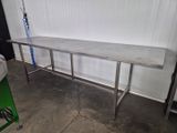 an image of a kitchen table in a garage