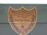 a close up of a box with a label on it