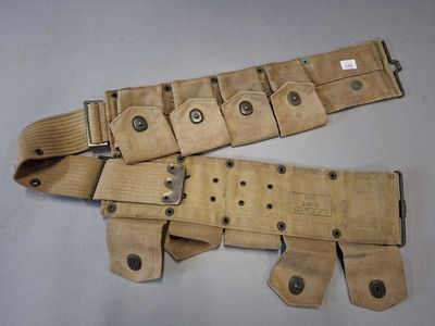 CARTOUCHIERE US pour troupes montées, marquée L.