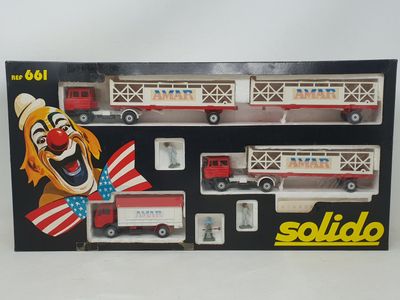 SOLIDO Cirque AMAR réf 661 coffret "Transport Chapiteau" con…