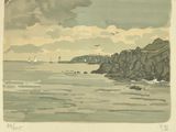 une image d'un tableau représentant un bateau dans l'eau