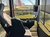 a view from inside of a bus looking out the window