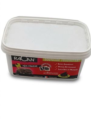 RACAN - Souricide Foudroyant - Pâte Fraîche 480g - Kit 3 Boî…