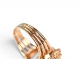 an image of a close up of a gold ring on a white background