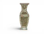 an image of a vase with a floral design on it