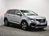 the new peugeot suv is parked in a large room