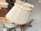 a lamp that is sitting on top of a table