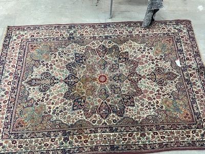 Ancien et fin Kirman Laver, Perse, Fin 19eme