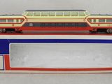 a toy train that is sitting on top of a box