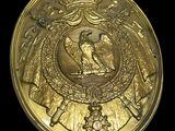 an image of a gold coin with a bird on it