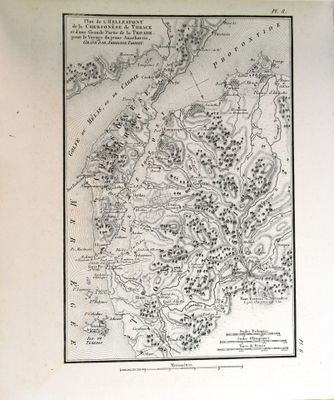 une vieille carte d'une ville sur laquelle figurent de nombreux bâtiments