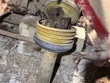 a close up of a piece of machinery that is on the ground