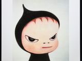 an image of a picture of a cartoon character with a black hat