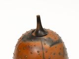 an image of a close up of a helmet on a white background
