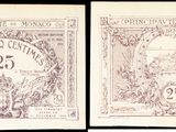 deux vieux timbres-poste sur lesquels figurent un homme et une femme