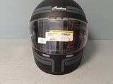 a helmet that is sitting on a table