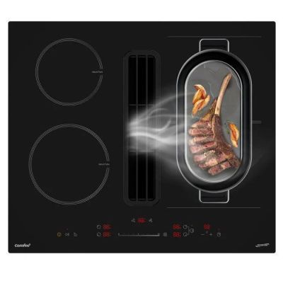 une photo en gros plan d'une plaque de cuisson sur laquelle cuit un plat