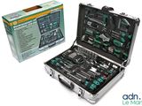 une trousse à outils rangée dans un coffret