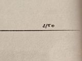a close up of a piece of paper with a number on it