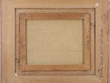 an old picture frame with a picture of a man on it