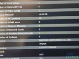 a lot of information on the screen of the computer