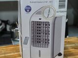 a box that has a small air conditioner inside of it
