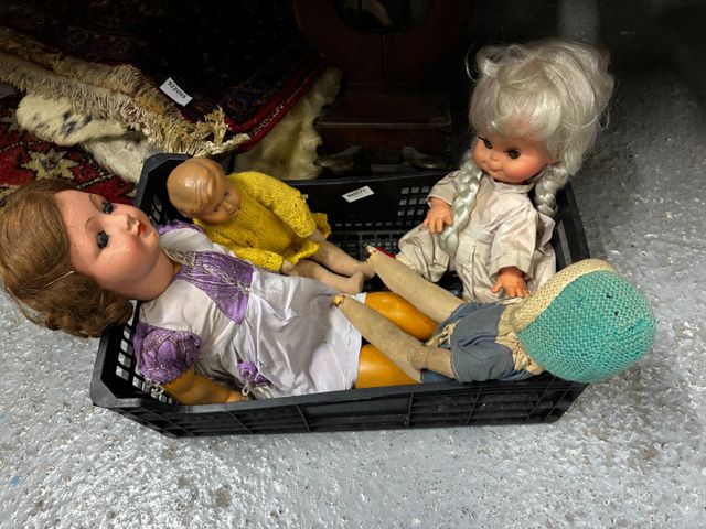 Lot de 4 poupées vintage