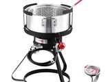 un petit réchaud surmonté d'un thermomètre