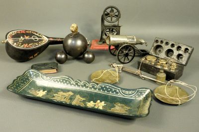 a lot of different items that are sitting on a table