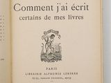 an open book with a picture of a woman holding a basket