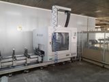 a machine that is sitting inside of a building