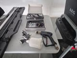 a lot of tools that are sitting on a table