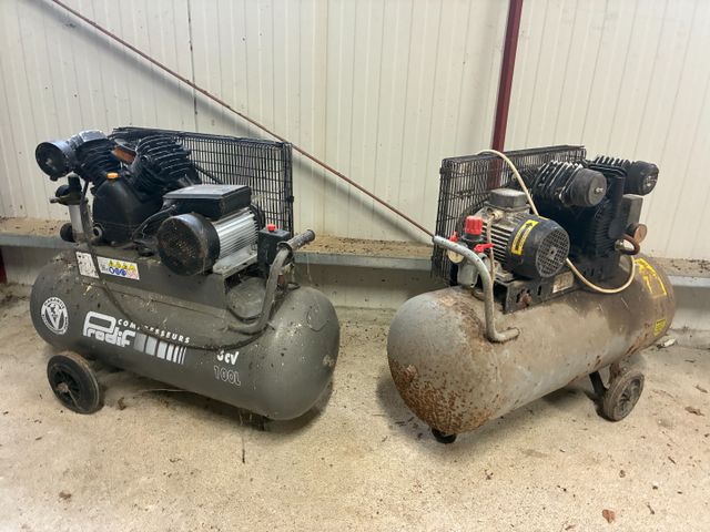 Compresseur LACME COMPRESTAR 100 litres triphasé. Joint compresse...