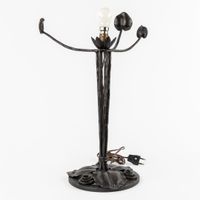 Le Verre Français, Charles Schneider, lampe de table en fer … (photo 5)