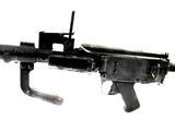 an old machine gun on a white background with a white background