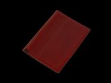 an image of a red wallet on a black background