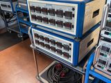 many different types of electrical equipment in this room