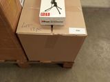 a box that is sitting on top of a pallet