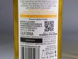 a bottle of wine with a barcode on the label