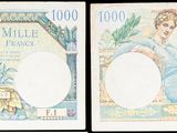 trois images différentes d'un homme et d'une femme figurant sur un billet d'un dollar