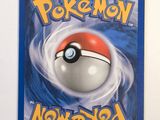 a picture of a pokemon card with a poke ball on it