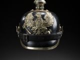 an officer ' s helmet of the imperial army of germany