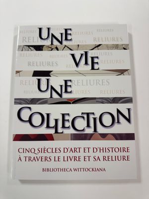 the cover of the book une vie une collection