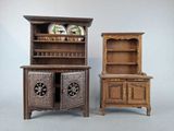 two pieces of furniture sitting next to each other