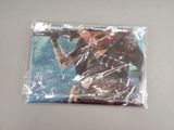a plastic bag with a picture of a man holding a gun