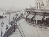a black and white photo of an old photo of a city