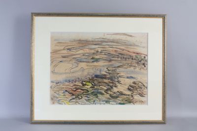 an image of a picture of a painting on a wall