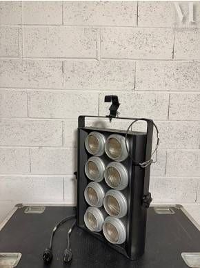an image of a black case with a bunch of cans on top of it