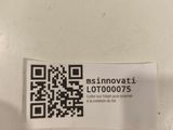 a qr code on the back of a toilet seat